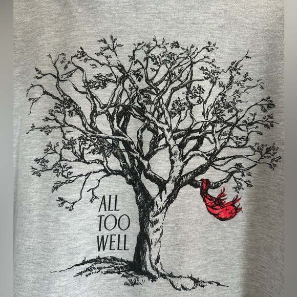 Taylor Swift Official Merch All Too Well Grey Sweatshirt Size Medium - Picture 3 of 5